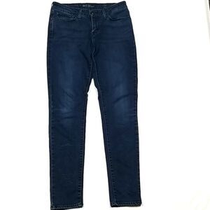 Levi’s Jeans Women's Size 28 Demi Curve Skinny Dark Blue Denim Pockets Zip Up